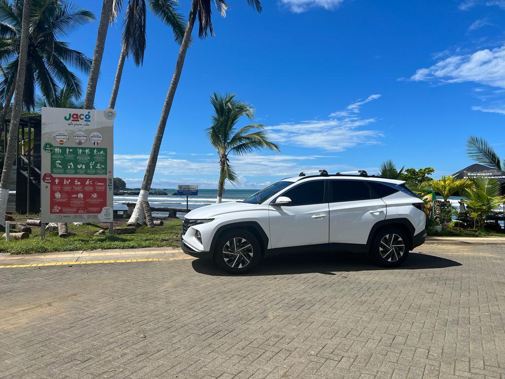 Vanessa's transportation car in Costa Rica